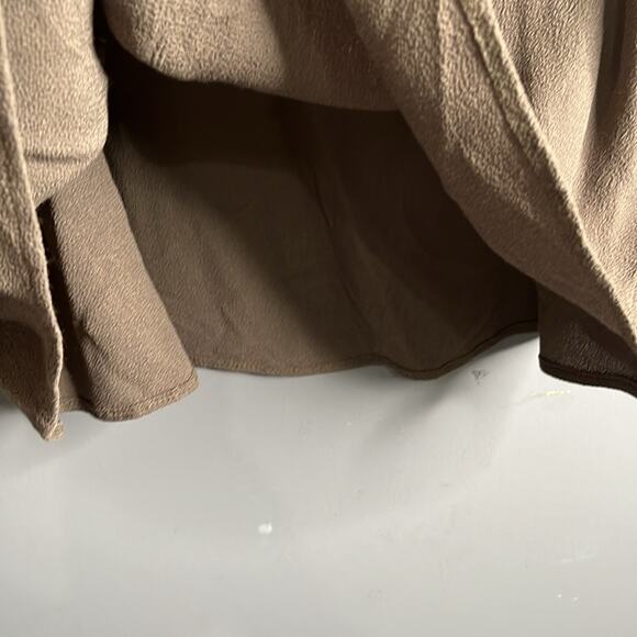 Eileen Fisher Light Brown Pull On A Line Skirt Size Small - Picture 3 of 7